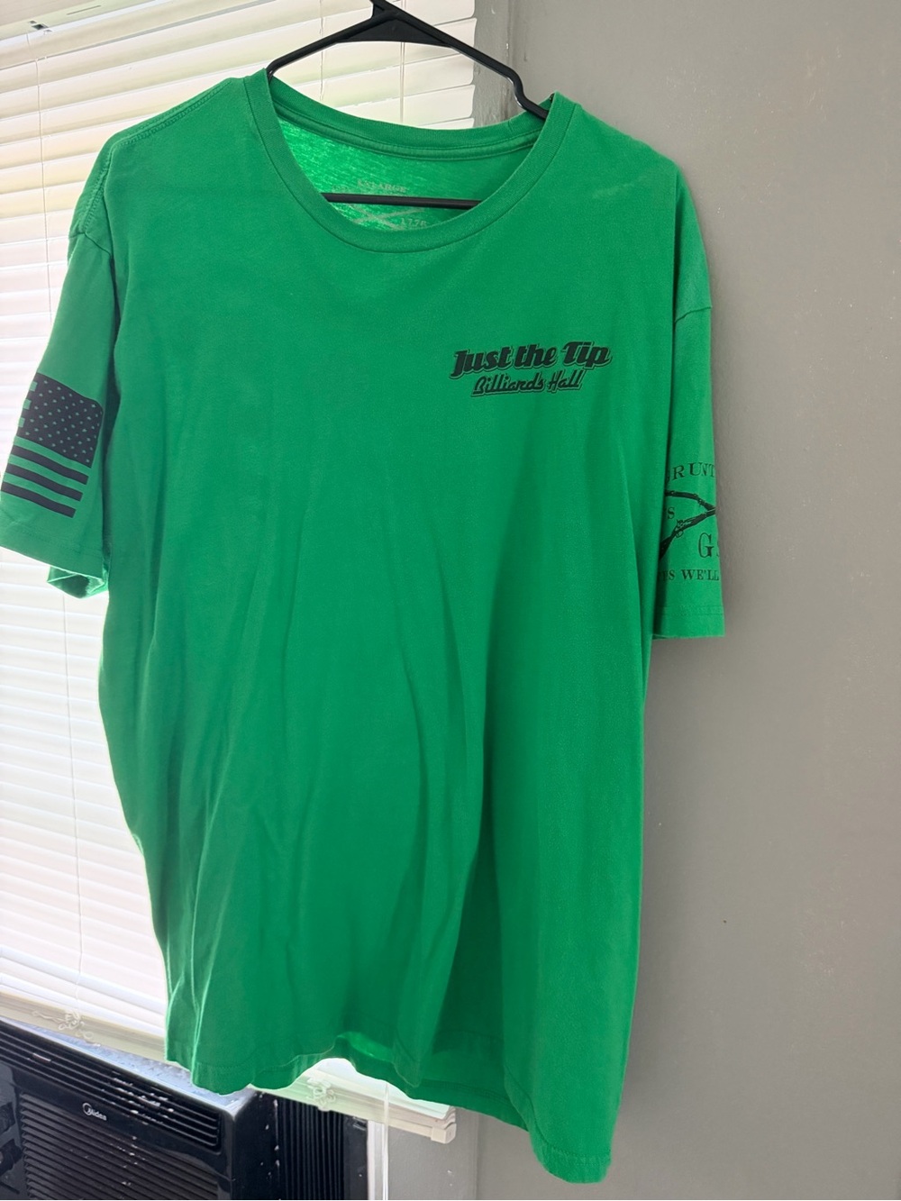 Grunt Style Green Short-Sleeve Graphic Tee - 'Just the Tip' Print